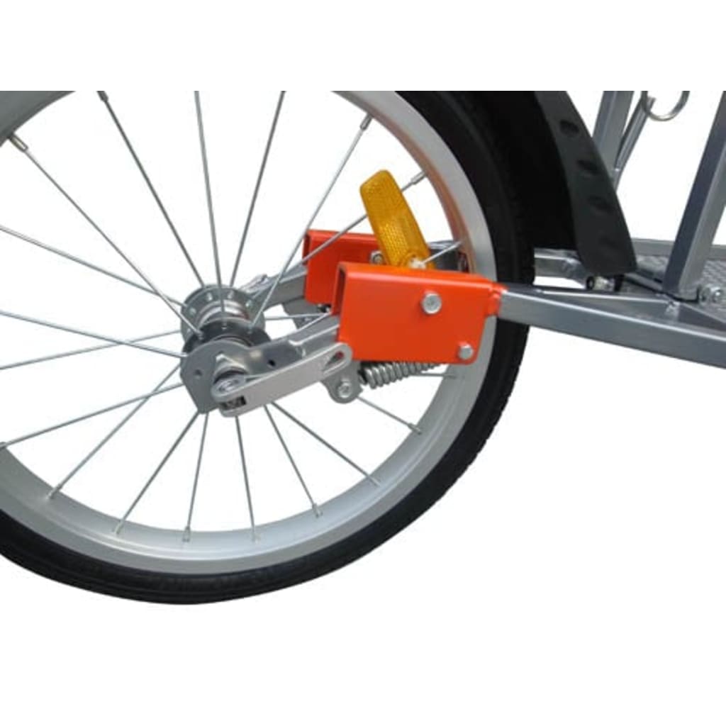 Prikolica za bicikl na jednom kotaču s prtljagom torbom
