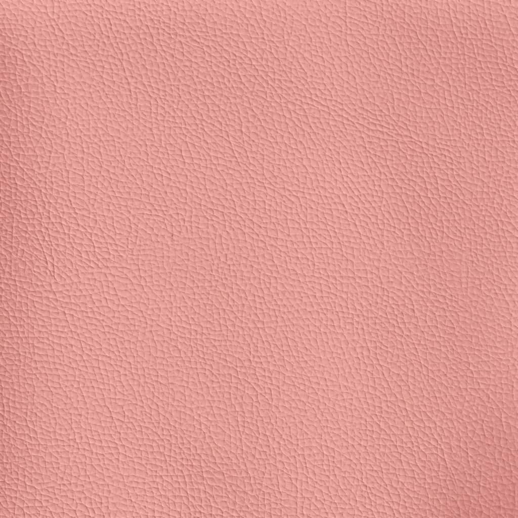 vidaXL Masažni uredski naslonjač od umjetne kože ružičasti