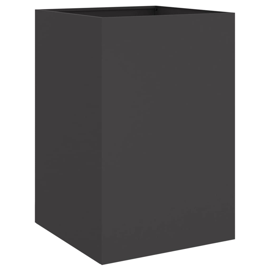 vidaXL Sadilica crna 52 x 48 x 75 cm od hladno valjanog čelika