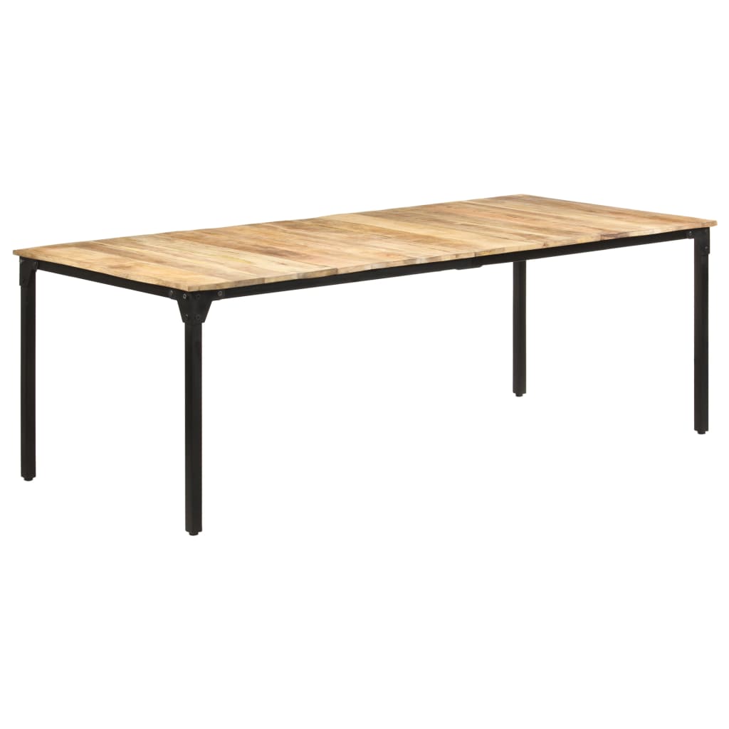 vidaXL Blagovaonski stol 220 x 100 x 76 cm od grubog drva manga
