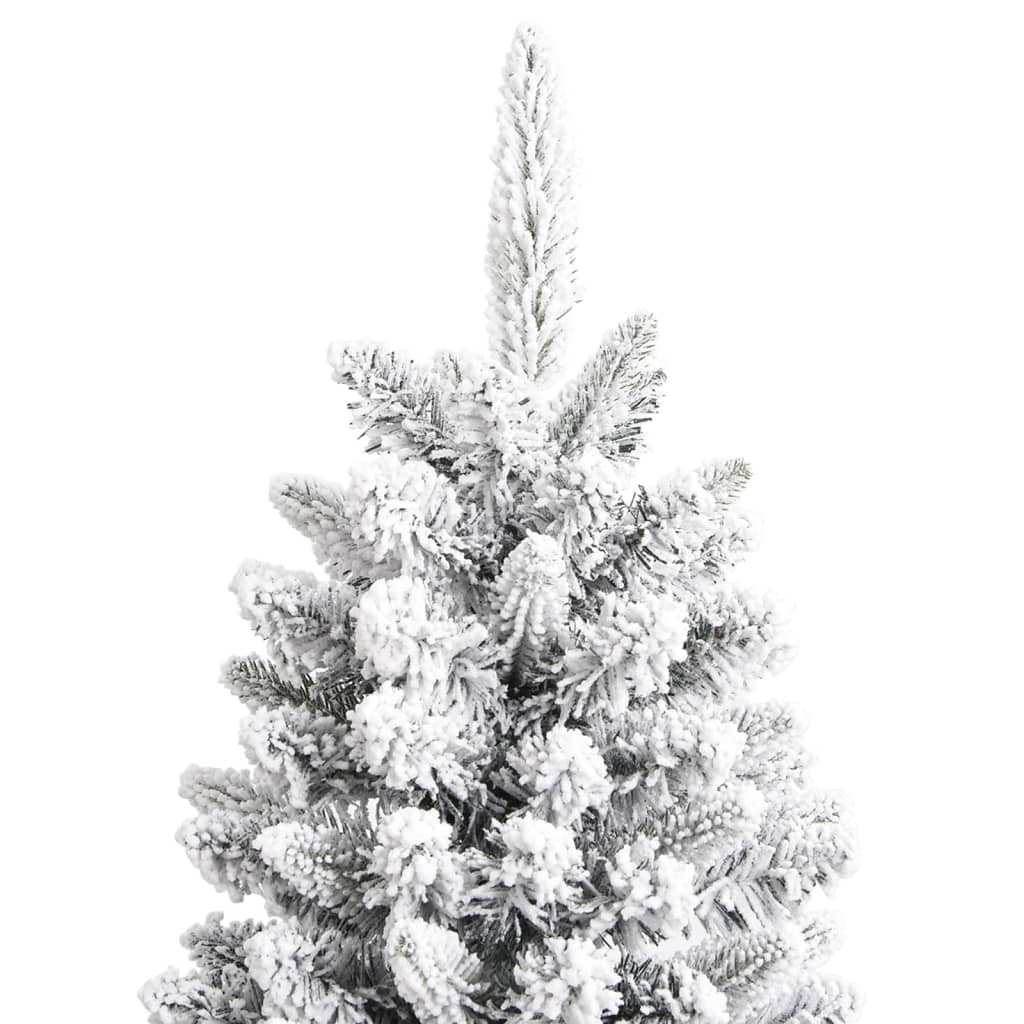 vidaXL Umjetno božićno drvce sa snijegom 210 cm PVC i PE