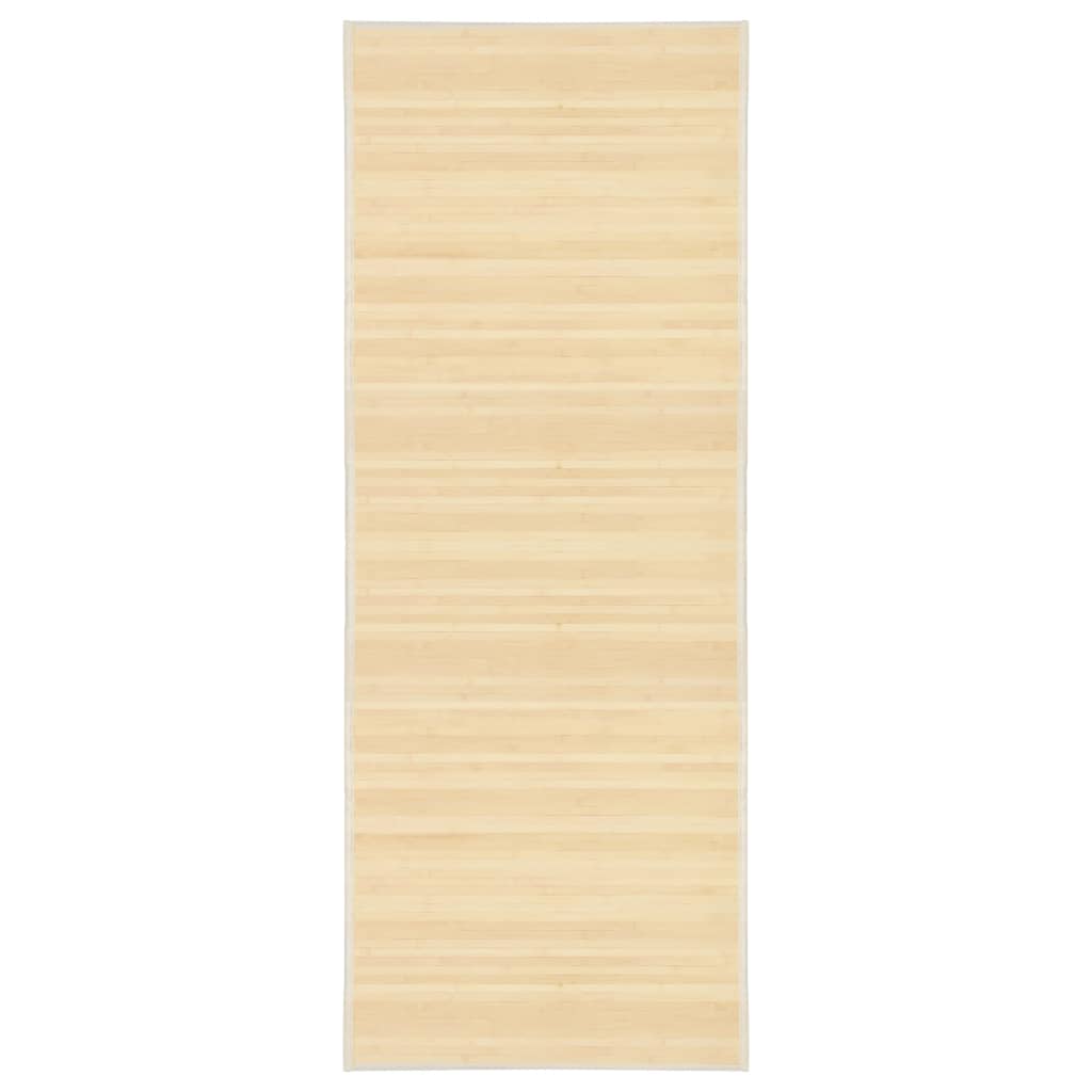 vidaXL Tepih od bambusa 80 x 200 cm prirodna boja
