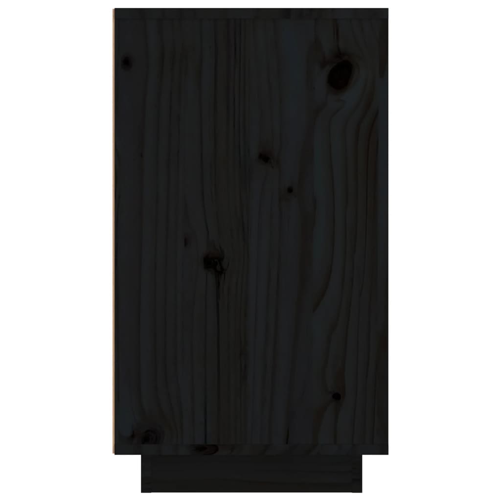 vidaXL Ormarić za vino crni 23 x 34 x 61 cm od masivne borovine
