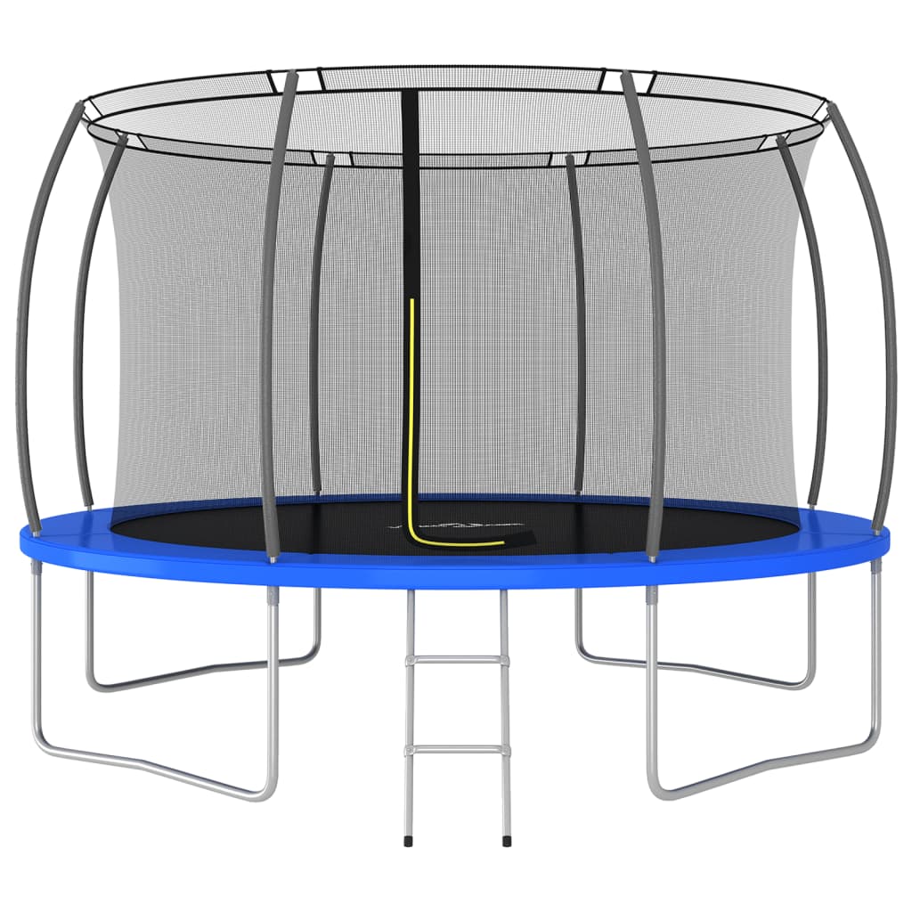 vidaXL Set trampolina okrugli 366 x 80 cm 150 kg