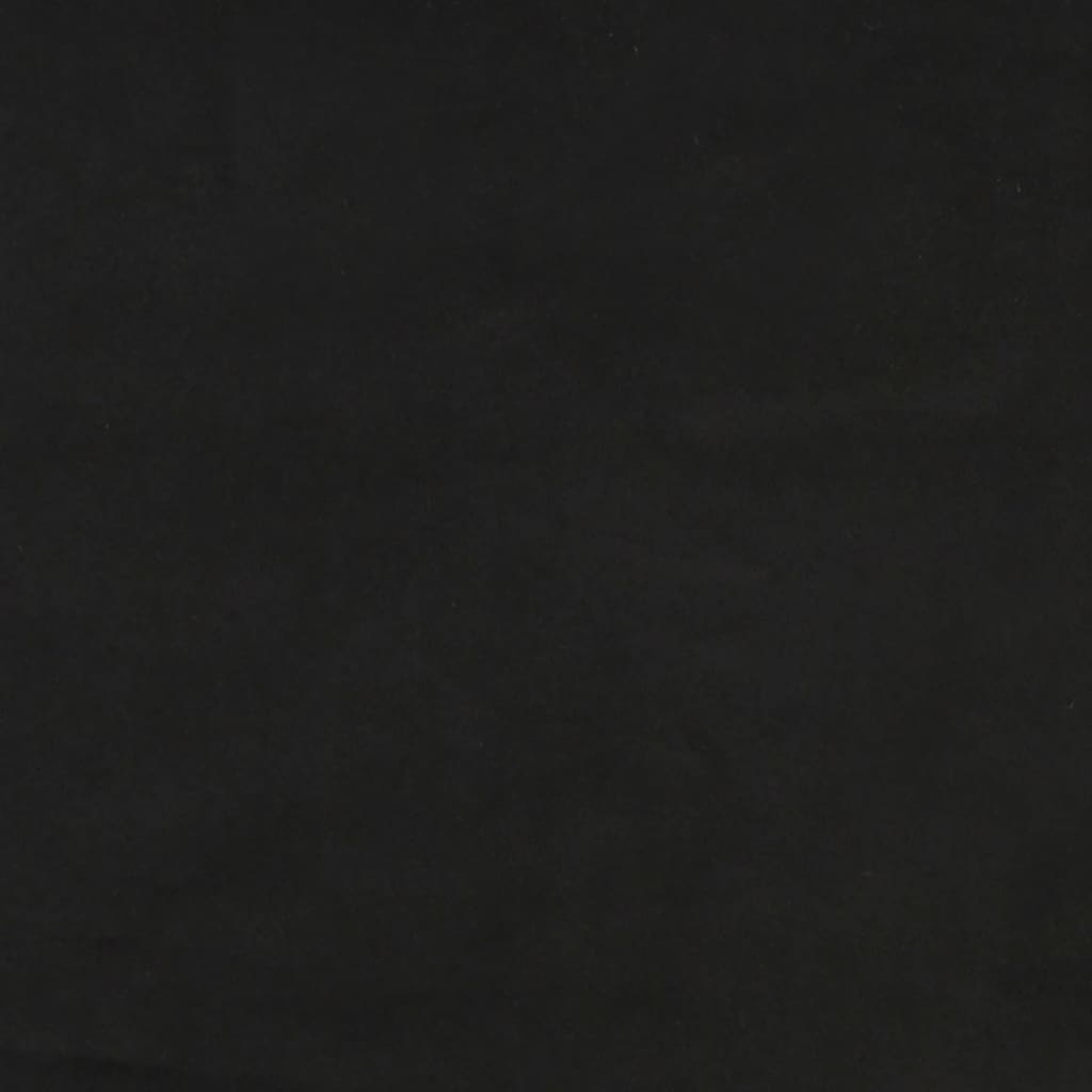 vidaXL Okvir kreveta crni 120 x 190 cm baršunasti