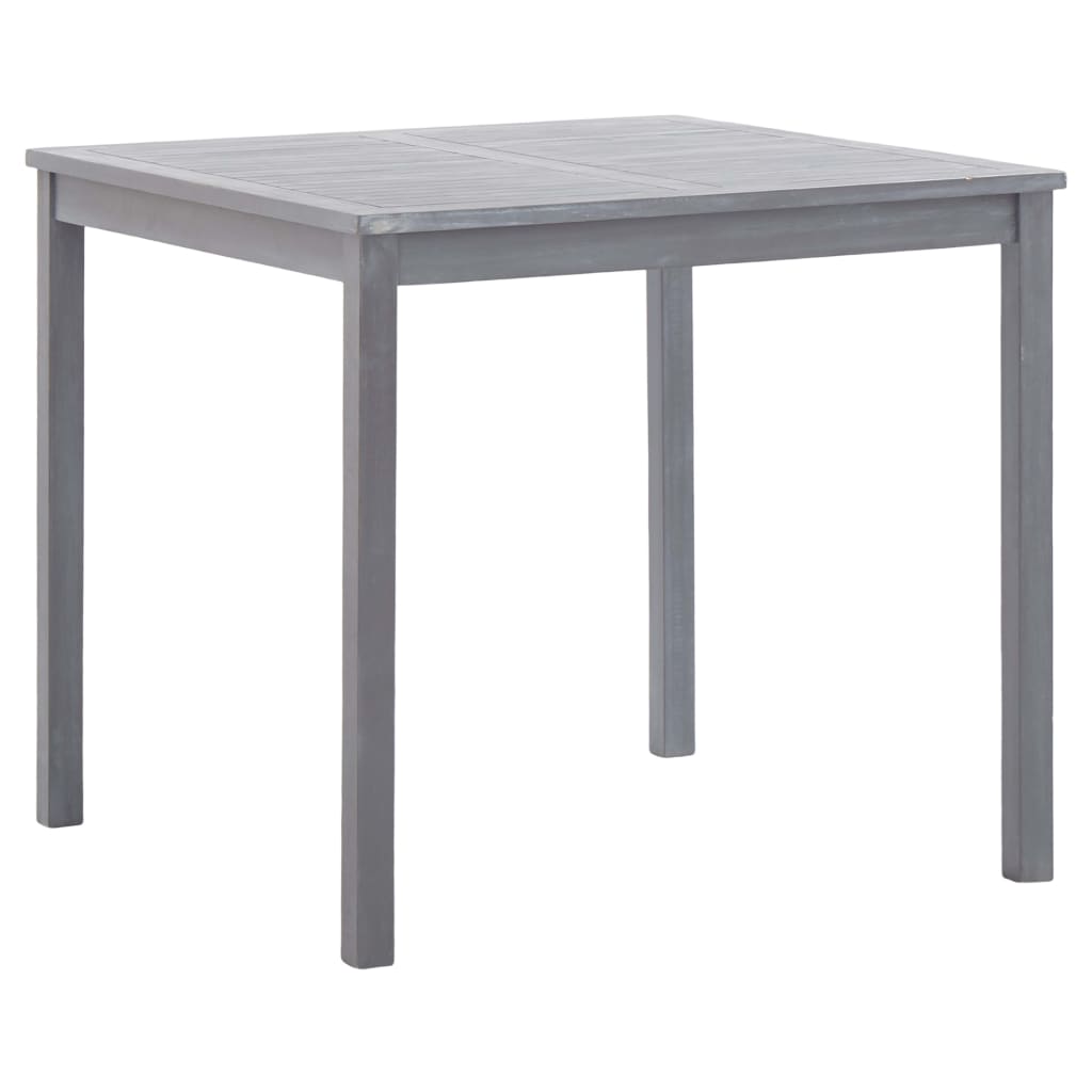 vidaXL Vrtni stol sivi 80 x 80 x 74 cm od masivnog bagremovog drva