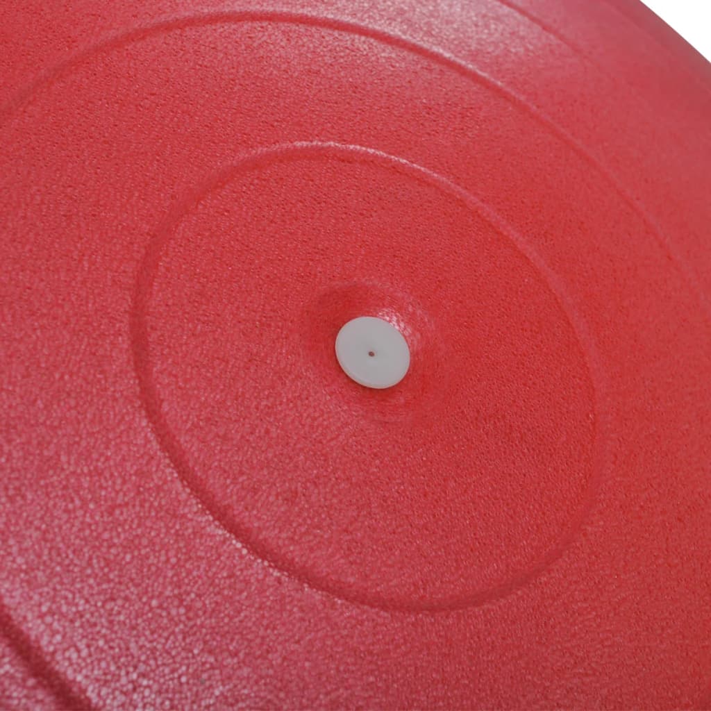 Gimnastička lopta za pilates sa pumpom, Crvena, 65 cm