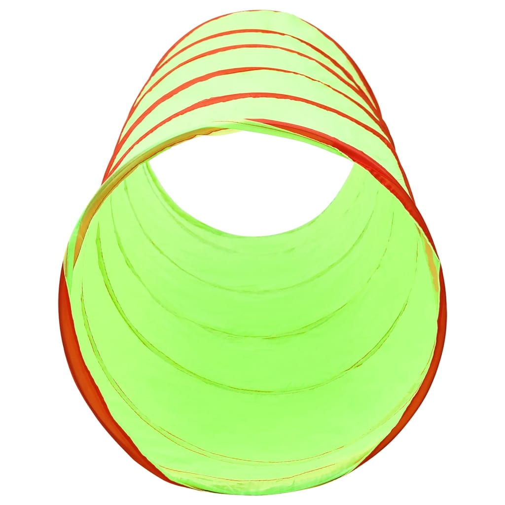 vidaXL Dječji tunel za igru s 250 loptica zeleni 175 cm od poliestera