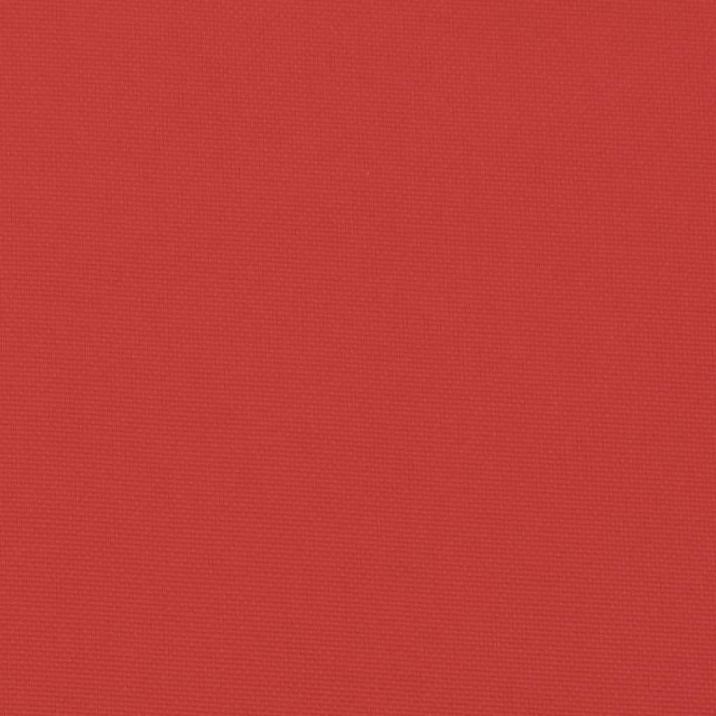 vidaXL Jastuk za palete crveni 80 x 40 x 12 cm od tkanine