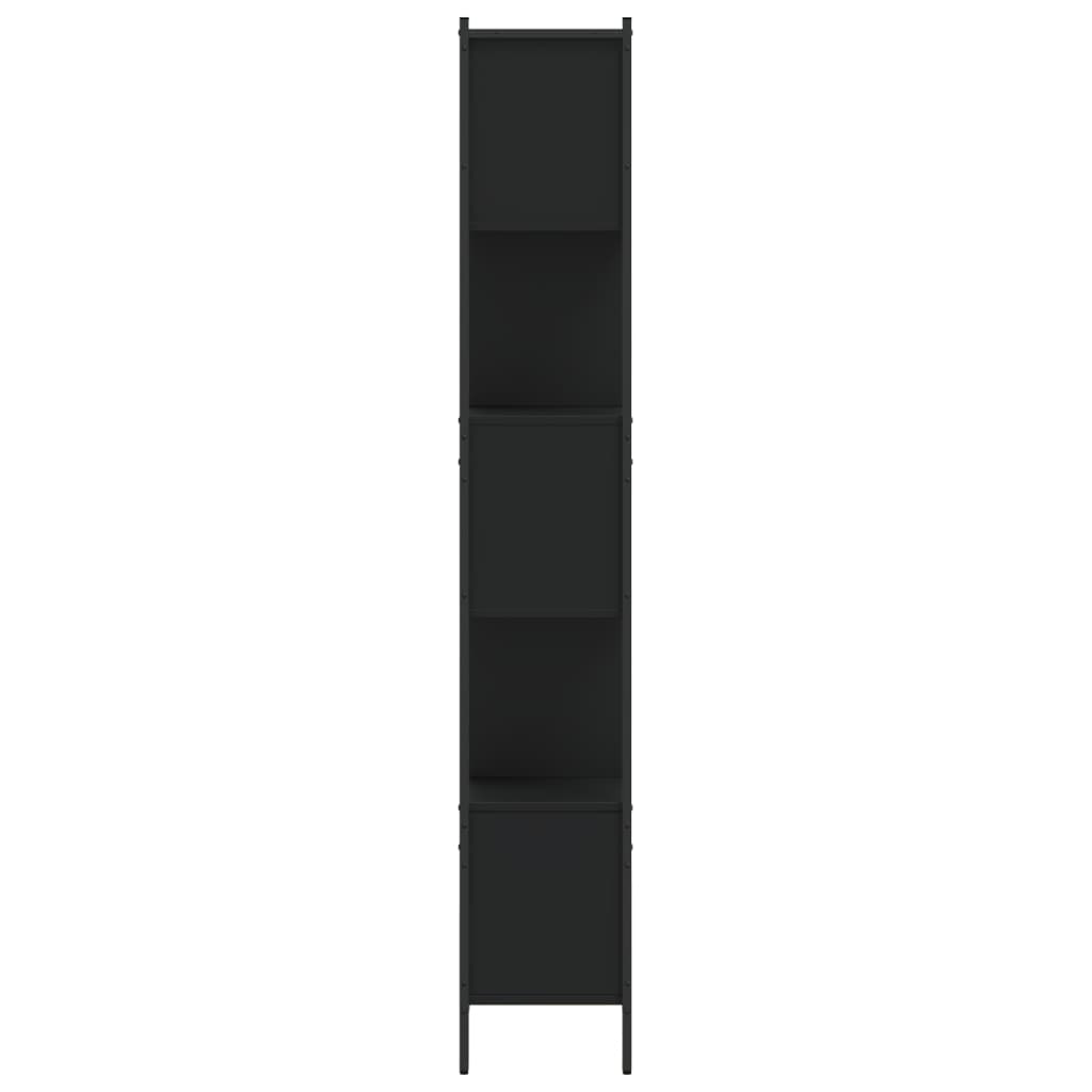 vidaXL Regal za knjige crni 102x28x172 cm od konstruiranog drva