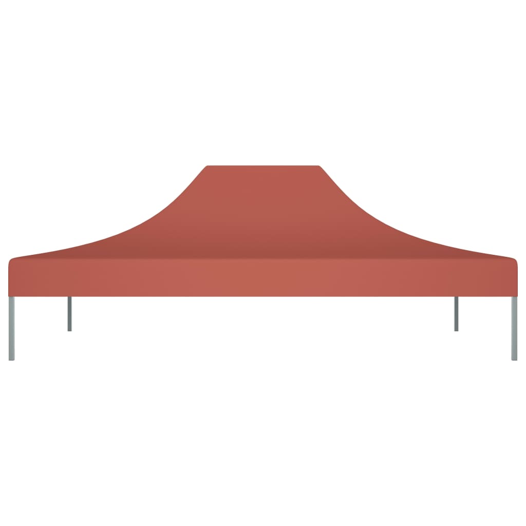 vidaXL Krov za šator za zabave 4 x 3 m terakota 270 g/m²