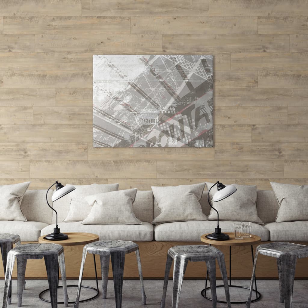 Grosfillex zidne pločice Gx Wall+ 10 kom izgled drva hammam 17x120 cm