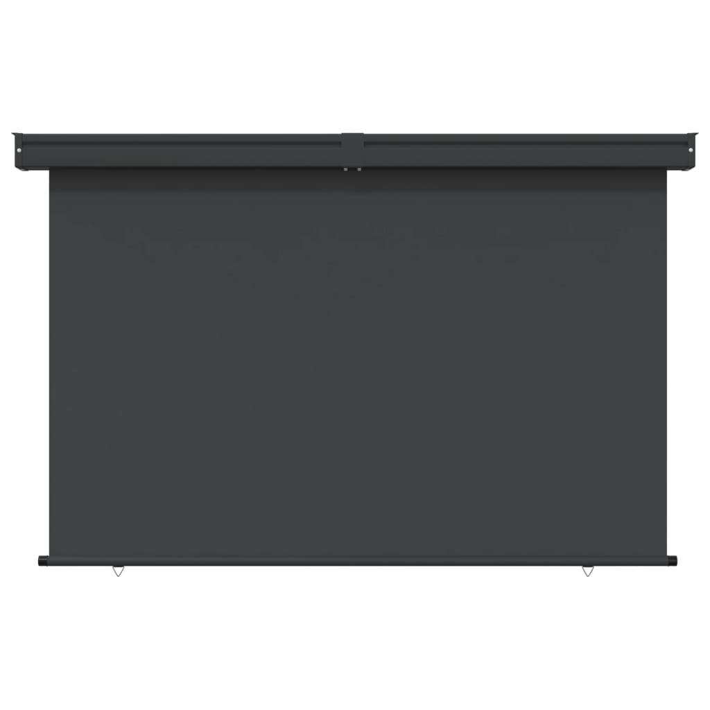vidaXL Balkonska bočna tenda 165 x 250 cm crna