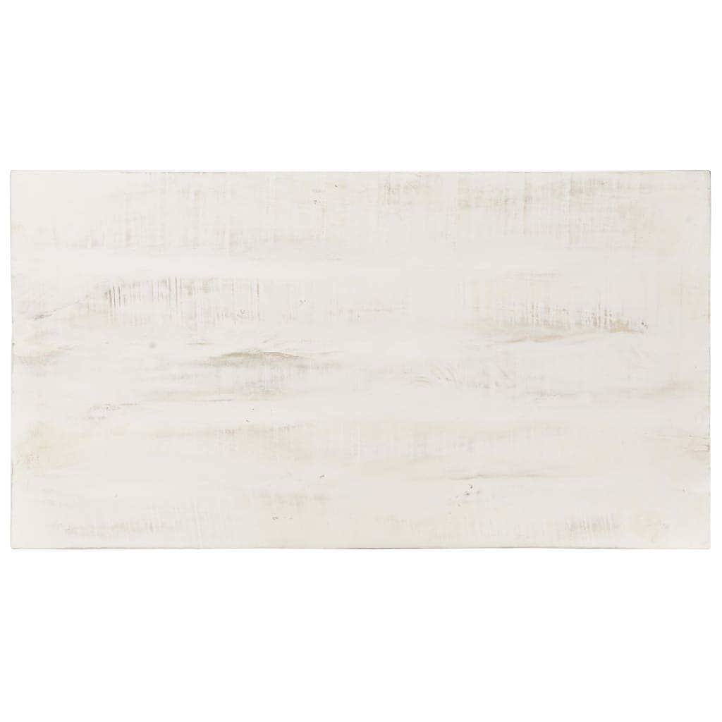 vidaXL Stolić za kavu bijeli 110 x 60 x 45 cm od masivnog drva manga