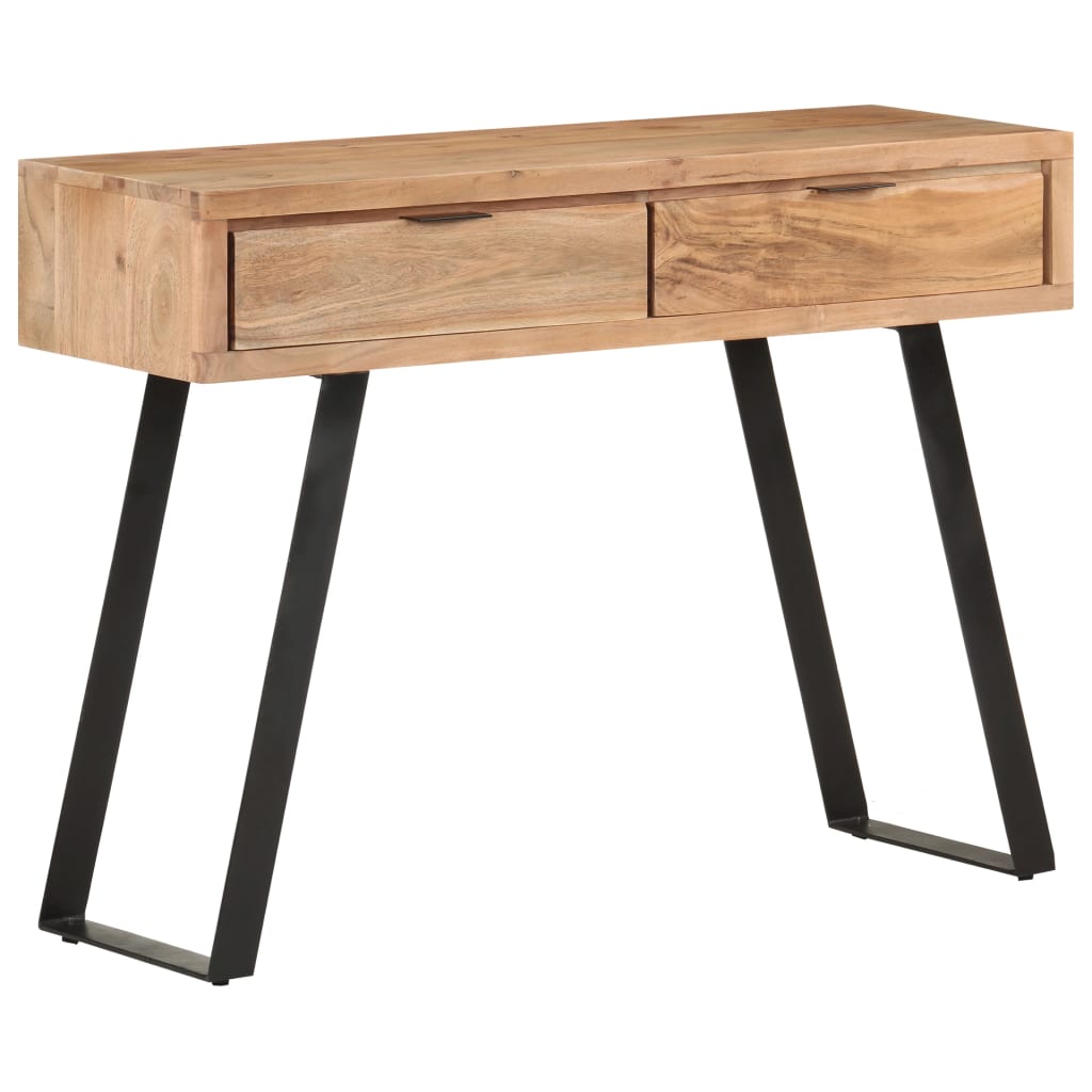 vidaXL Konzolni stol 100 x 35 x 76 cm od masivnog bagremovog drva