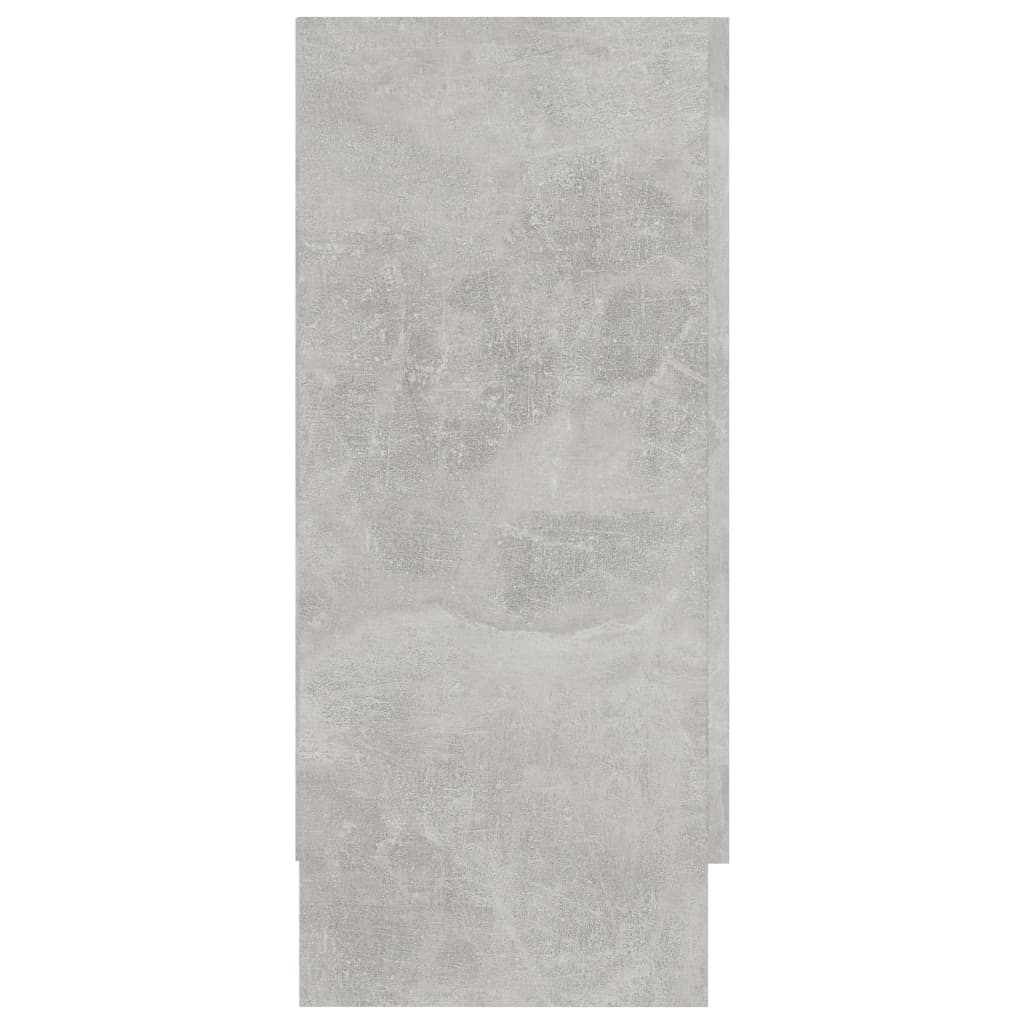 vidaXL Komoda siva boja betona 120 x 30,5 x 70 cm konstruirano drvo