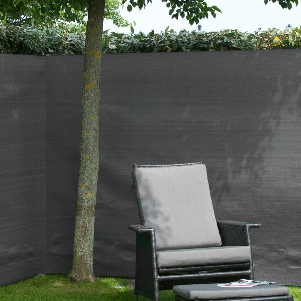 Nature vrtna ograda za privatnost PE 1,2 x 5 m antracit
