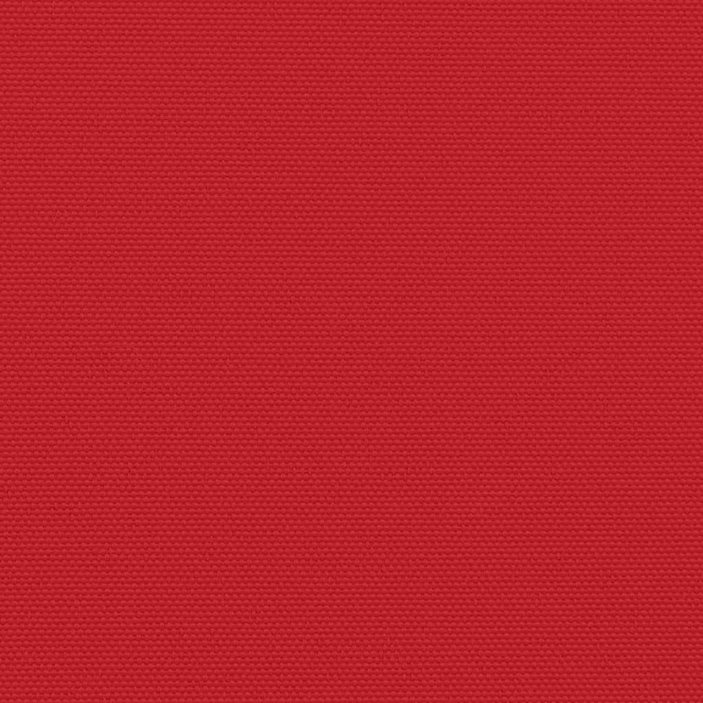 vidaXL Uvlačiva bočna tenda 140 x 1000 cm crvena
