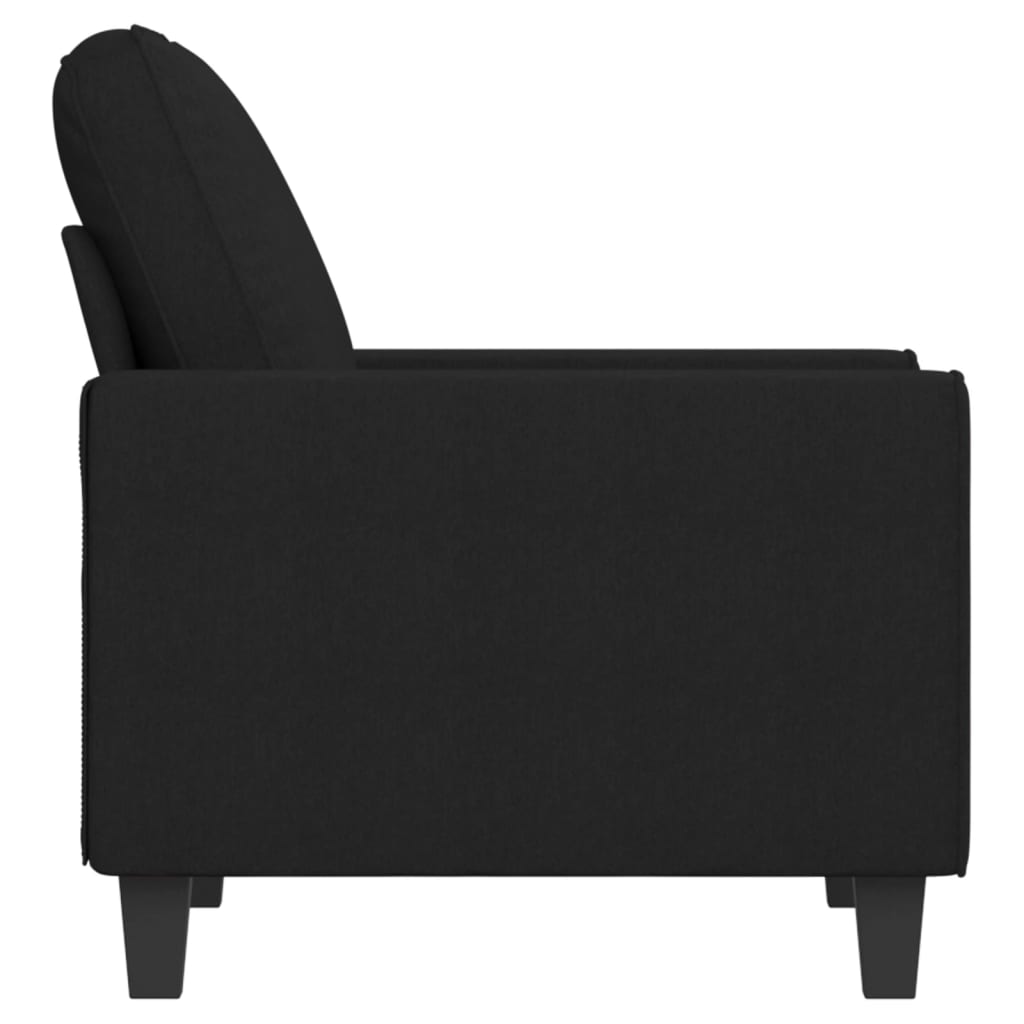 vidaXL Fotelja crna 60 cm Tkanina