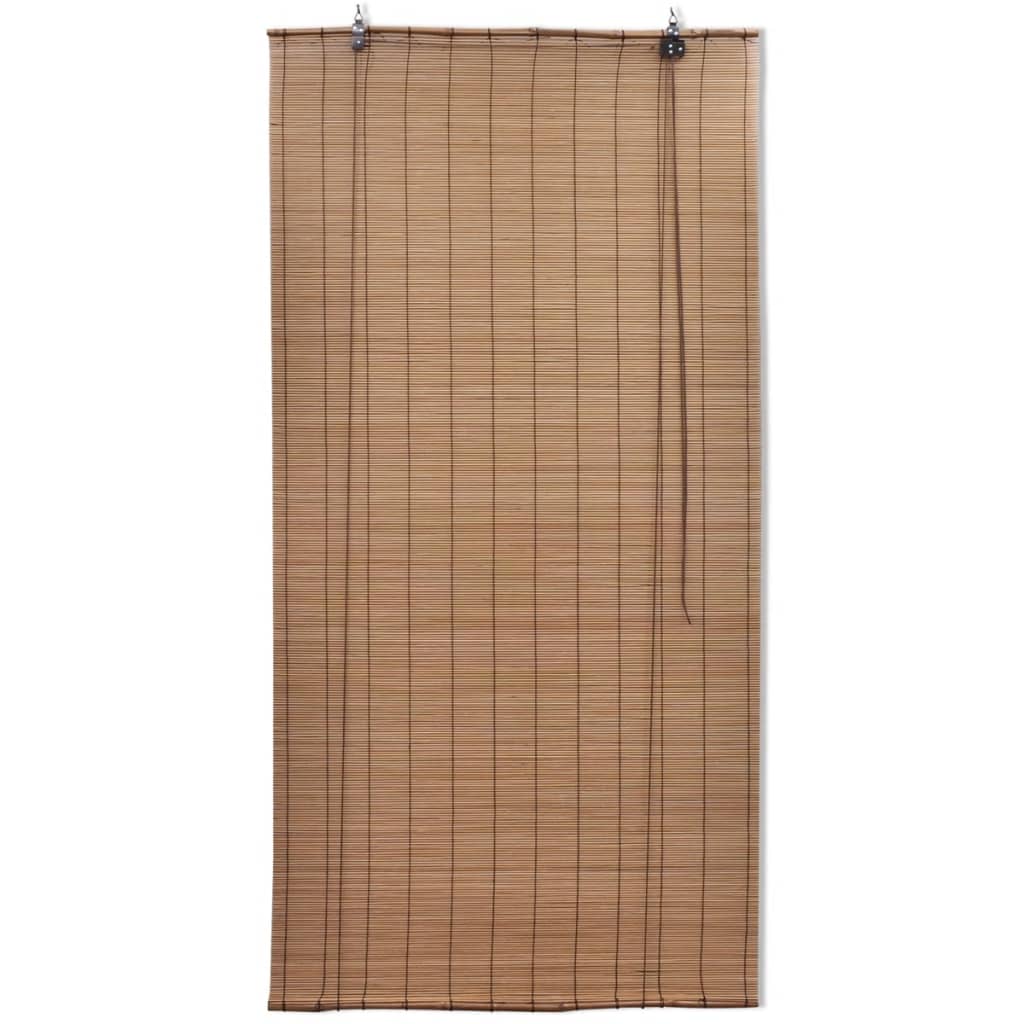 Smeđe rolete od bambusa 80 x 160 cm
