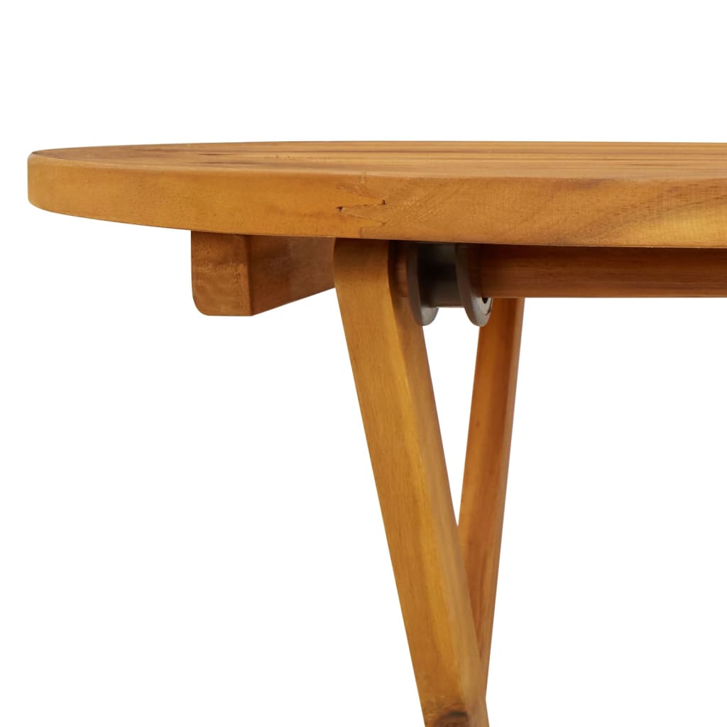 vidaXL Sklopivi vrtni stol 70 cm od masivnog bagremovog drva