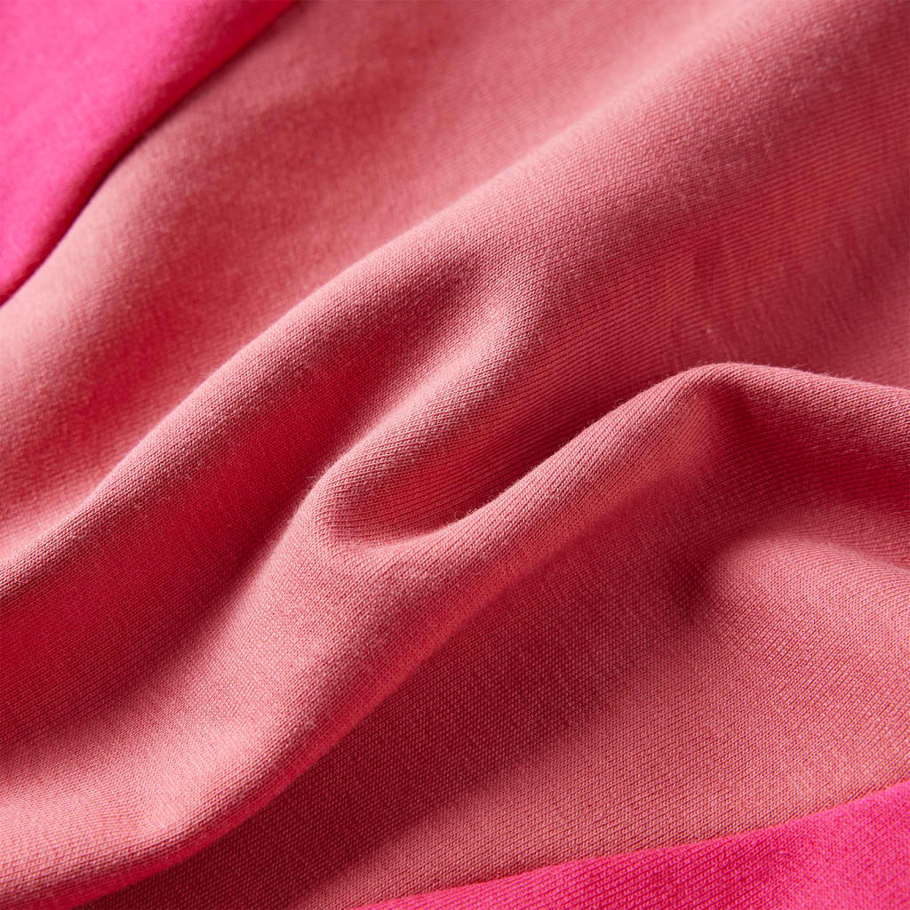 Dječja topla majica miješanih boja ružičasta i boja kane 92