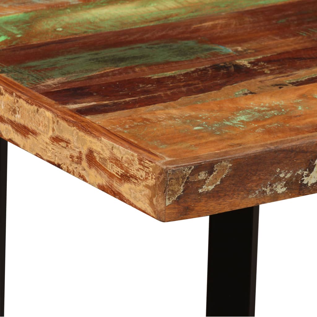 vidaXL Barski Stol od Masivnog Obnovljenog Drva 120x60x107 cm