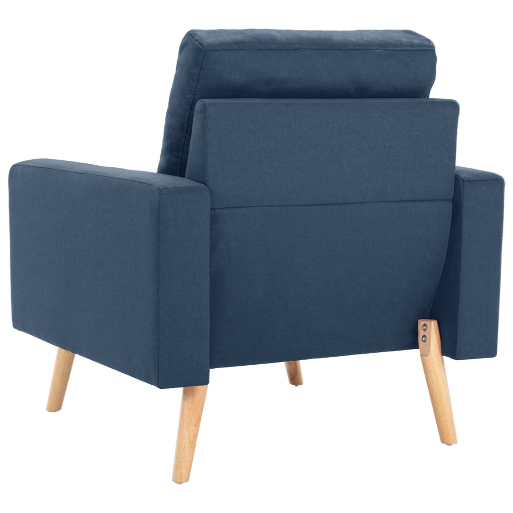 vidaXL Fotelja od tkanine plava