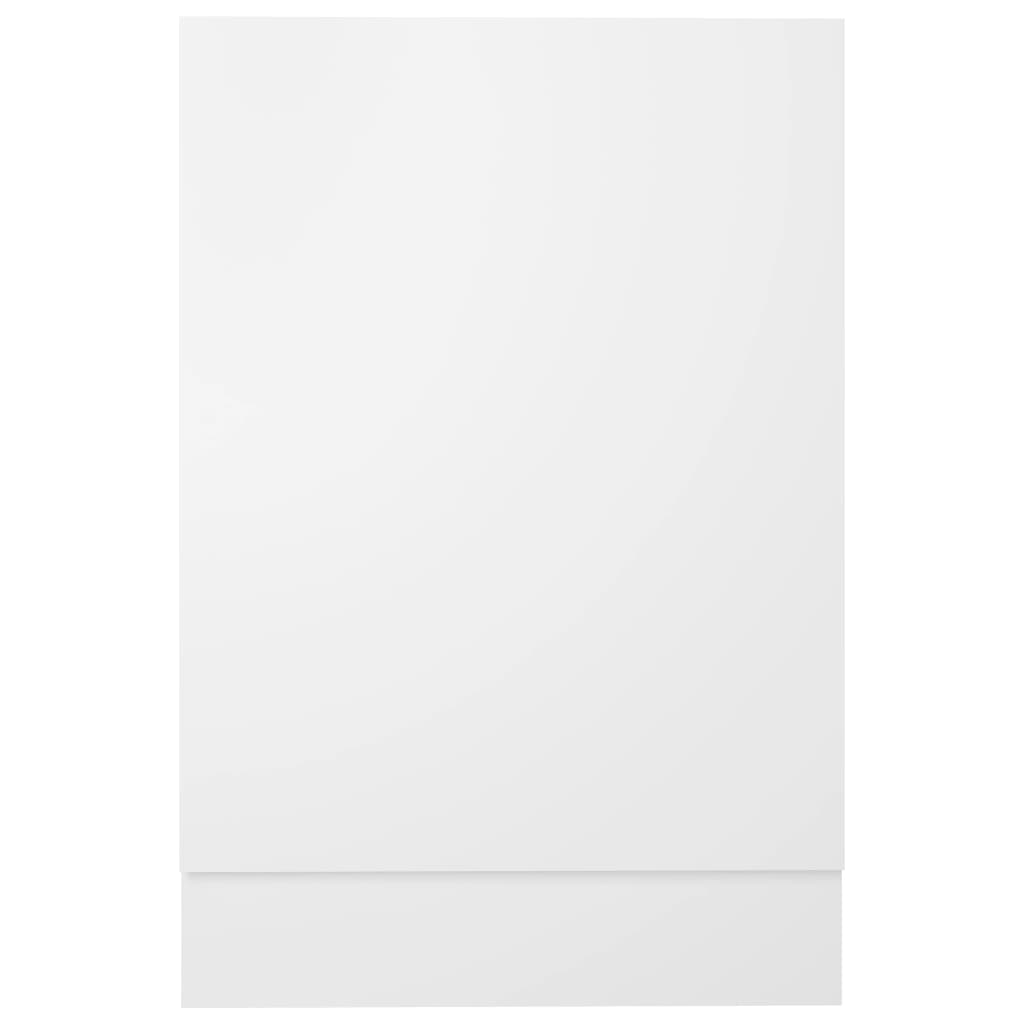 vidaXL Ploča za perilicu posuđa bijela 45 x 3 x 67 cm od iverice