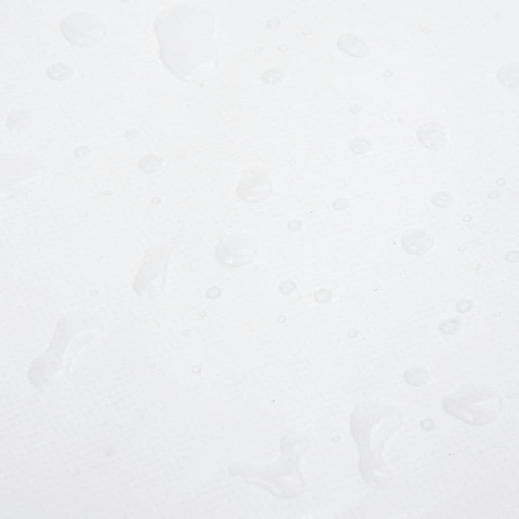 vidaXL Cerada bijela 5x8 m 650 g/m²