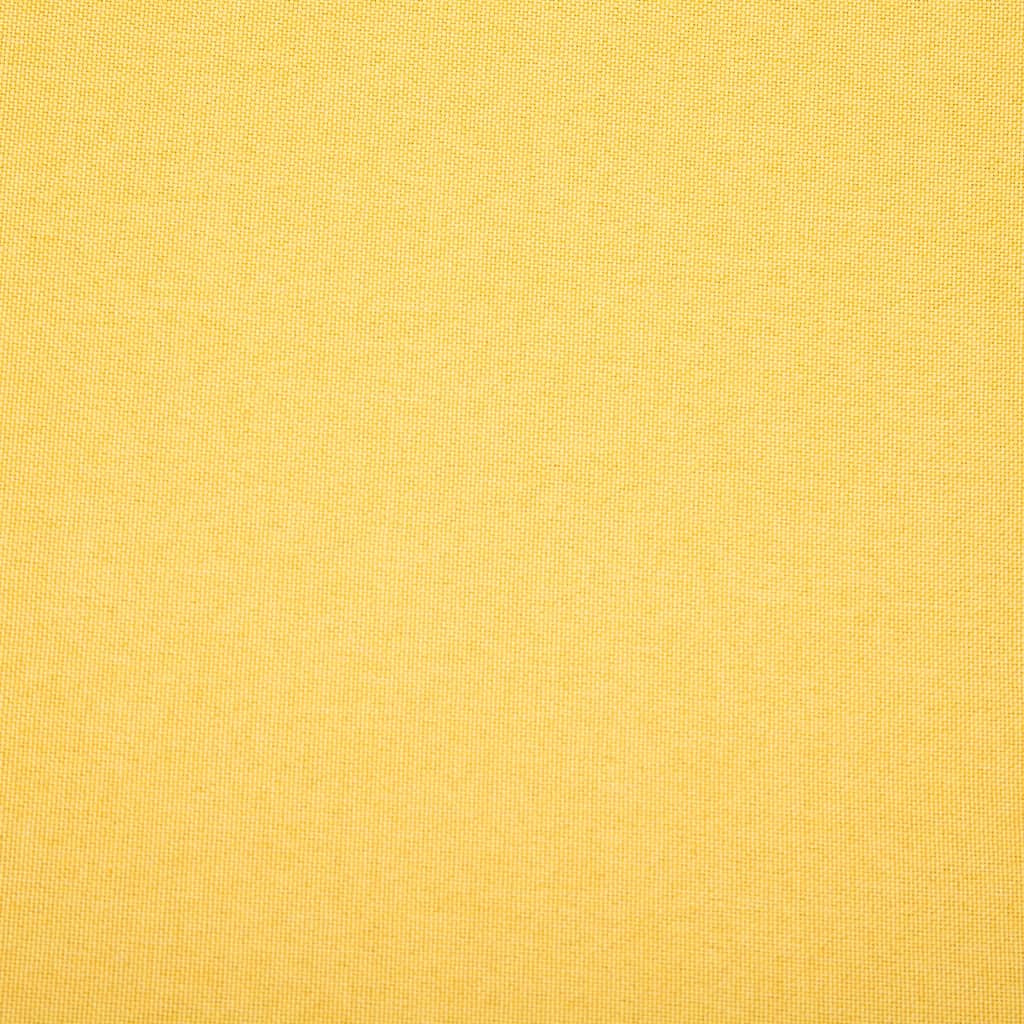 vidaXL Trosjed presvučen tkaninom 172 x 70 x 82 cm žuti