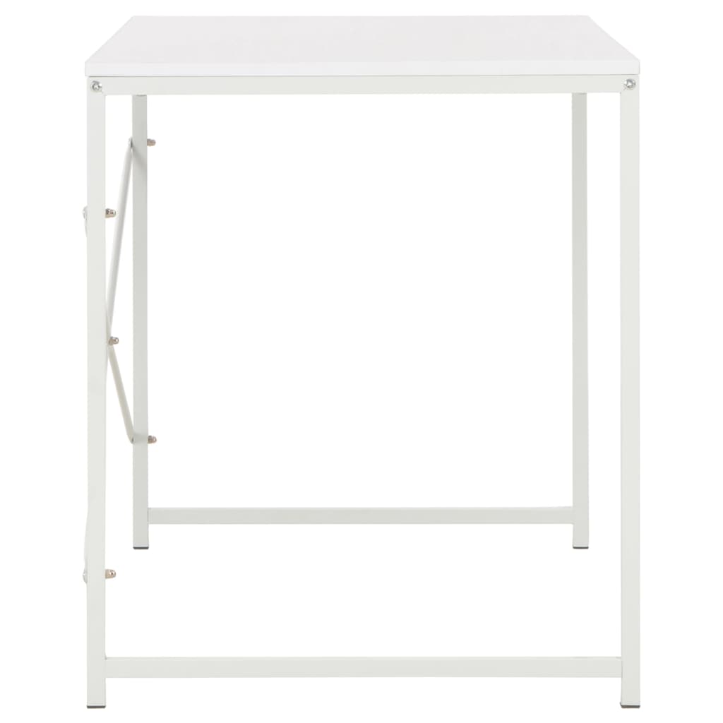 vidaXL Stol za računalo bijeli 120 x 60 x 70 cm