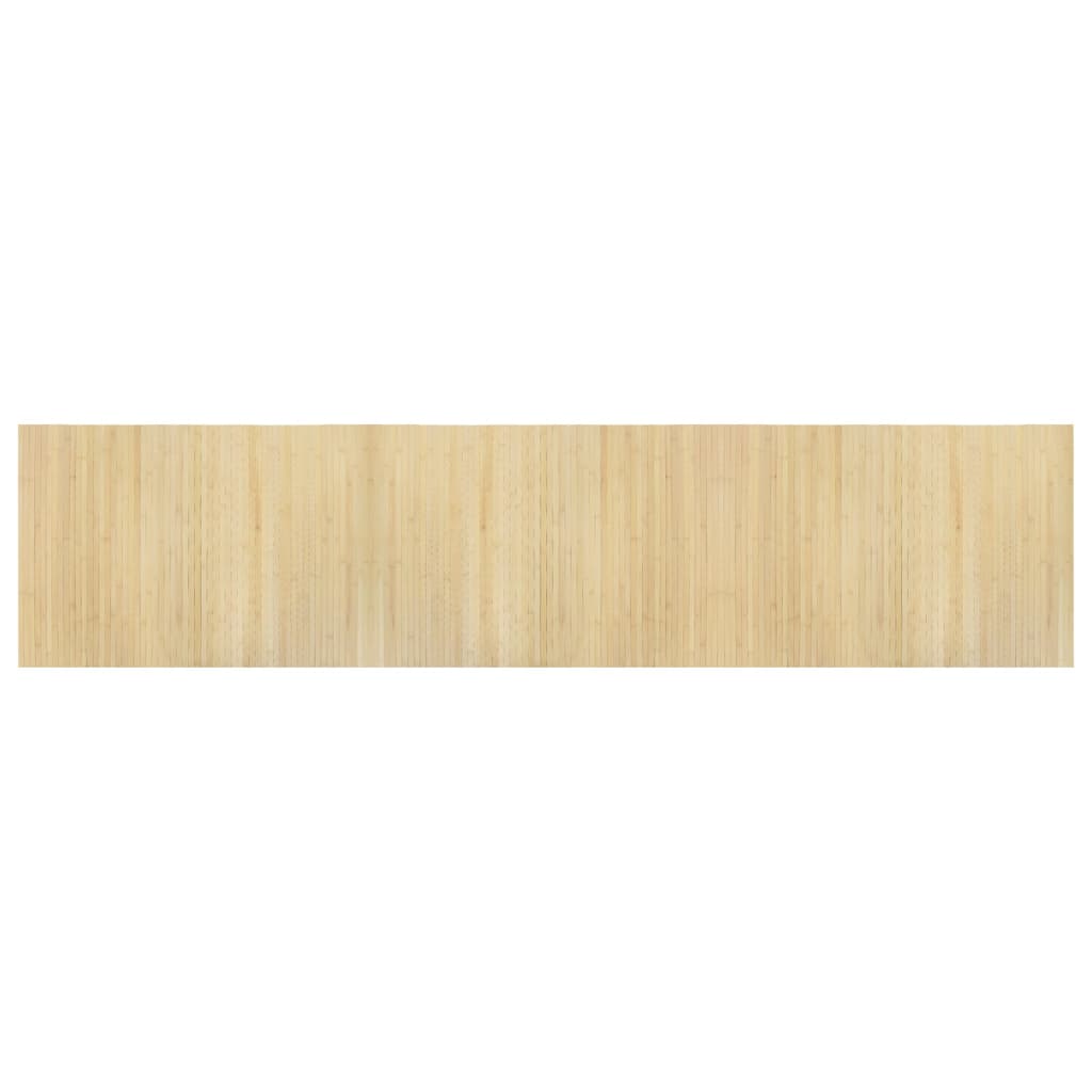 vidaXL Tepih pravokutni svijetli prirodni 70 x 300 cm od bambusa