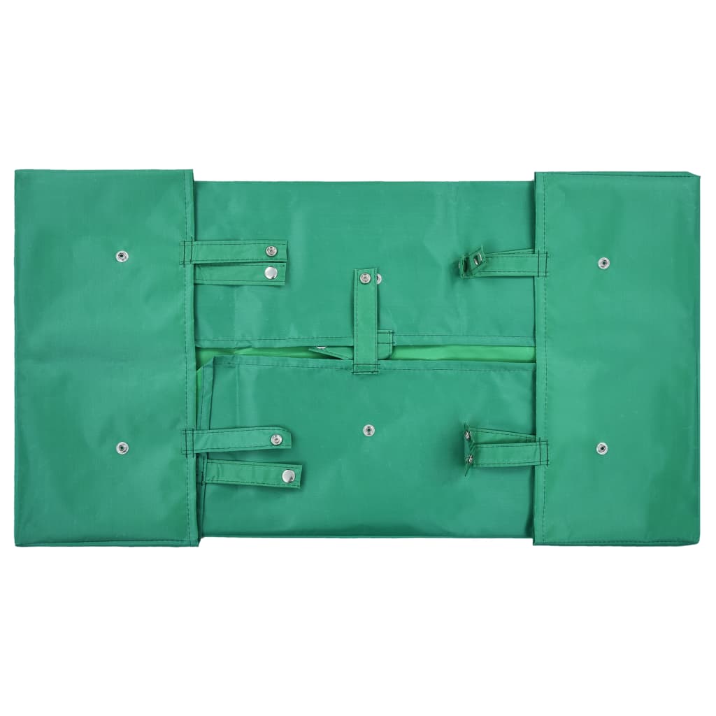 vidaXL Obloga za vrtna kolica zelena od tkanine