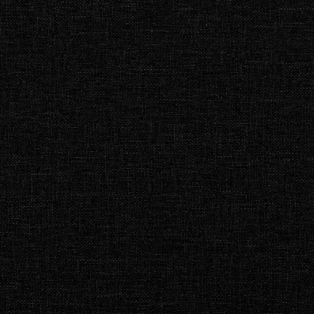 vidaXL 2-dijelni set sofa crni od tkanine