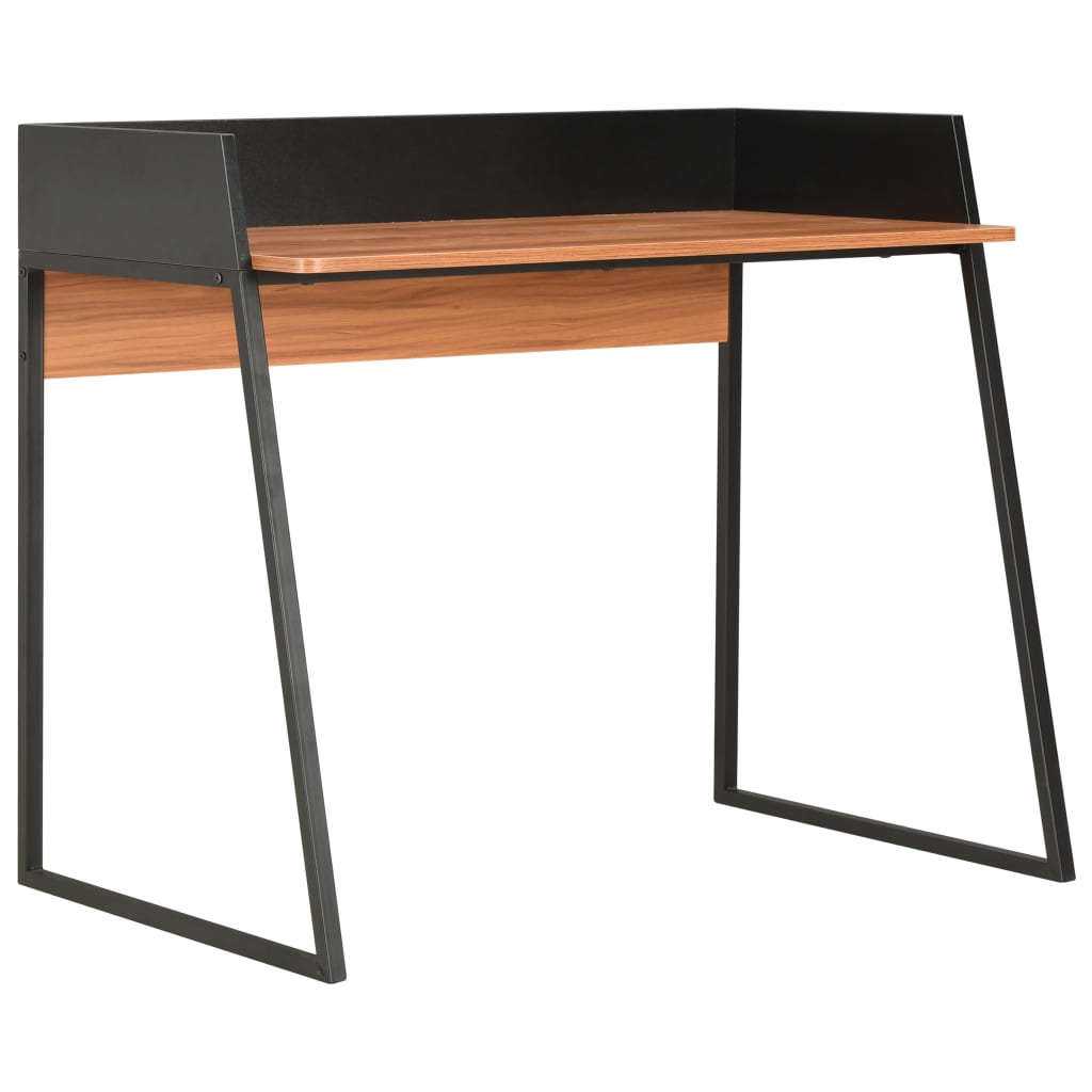 vidaXL Radni stol crno-smeđi 90 x 60 x 88 cm