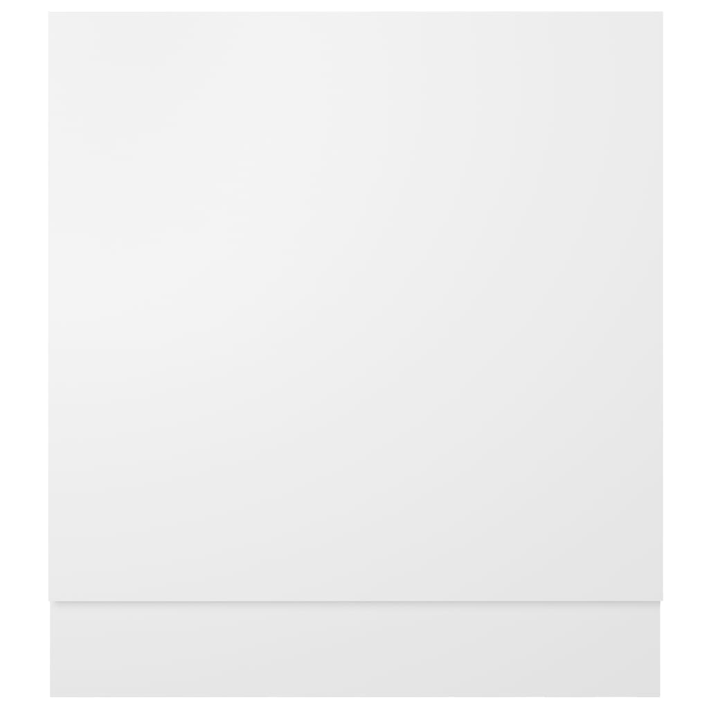 vidaXL Ploča za perilicu posuđa bijela 59,5 x 3 x 67 cm od iverice