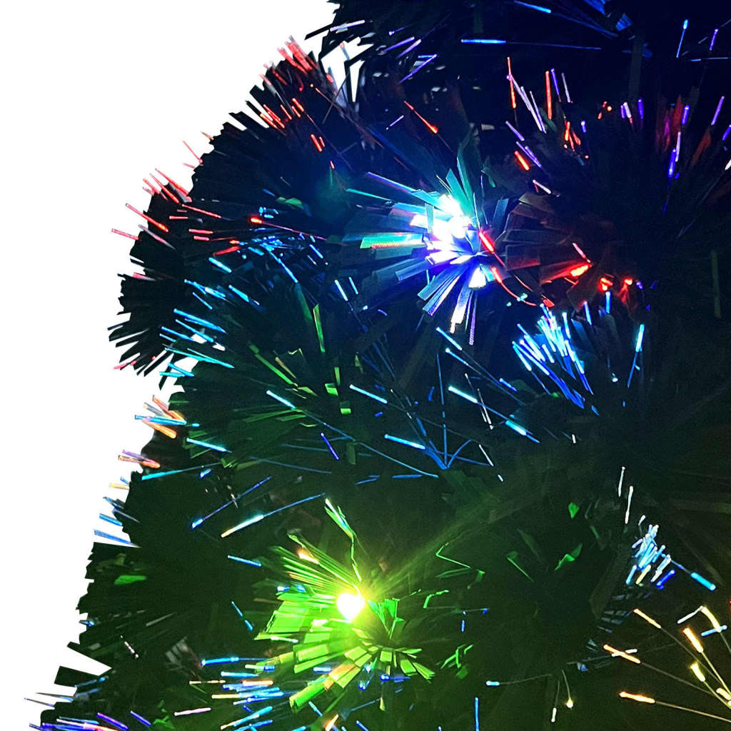 vidaXL Osvijetljeno božićno drvce sa stalkom 120 cm optička vlakna