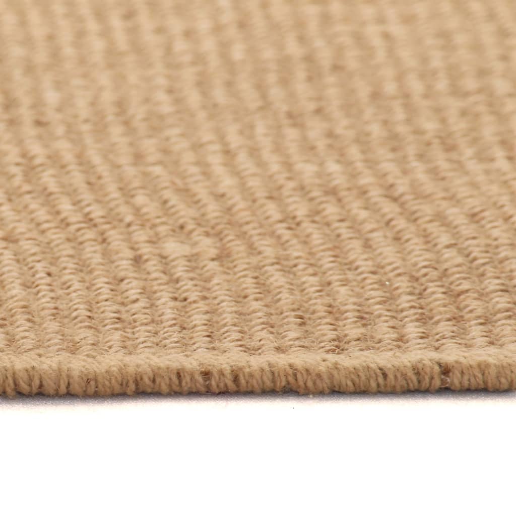 vidaXL Ukrasni tepih od jute s podlogom od lateksa 80x160 cm prirodni