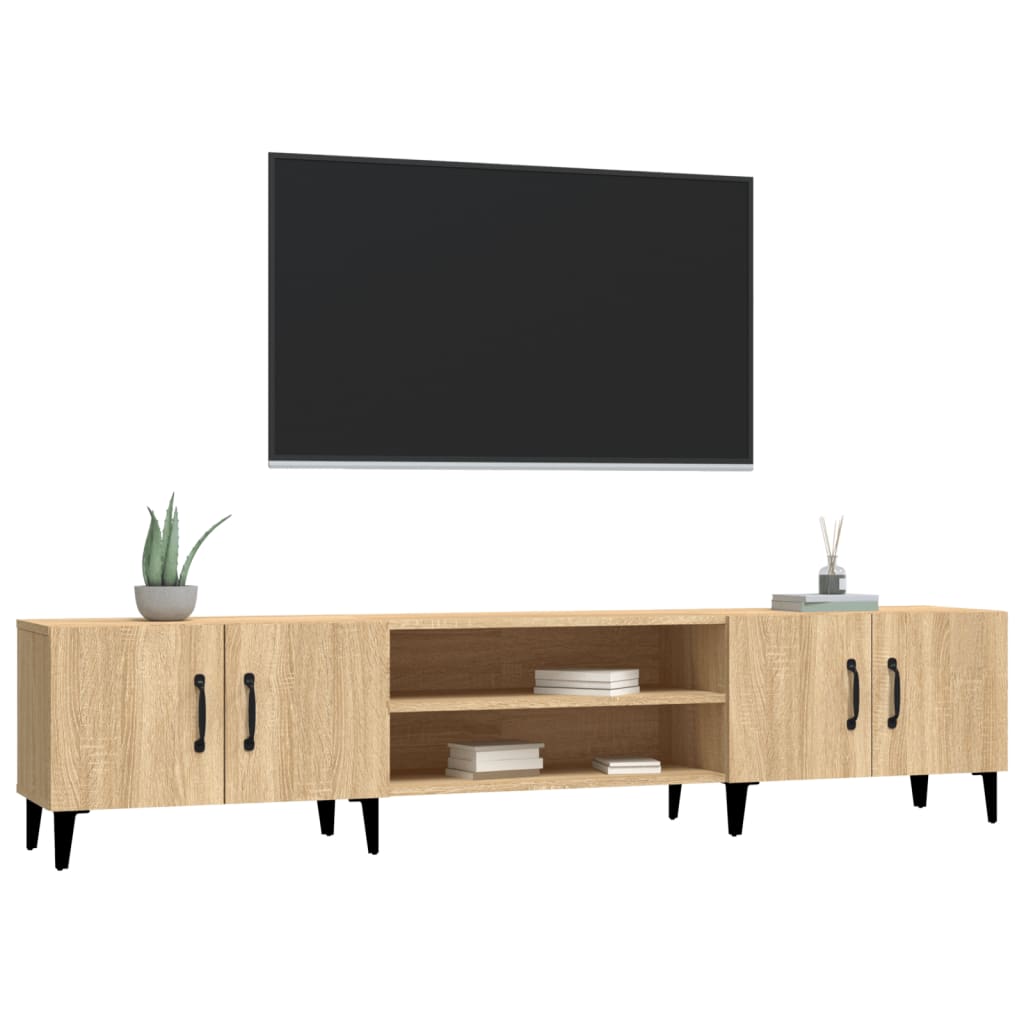 vidaXL TV ormarić boja hrasta 180 x 31,5 x 40 cm od konstruiranog drva