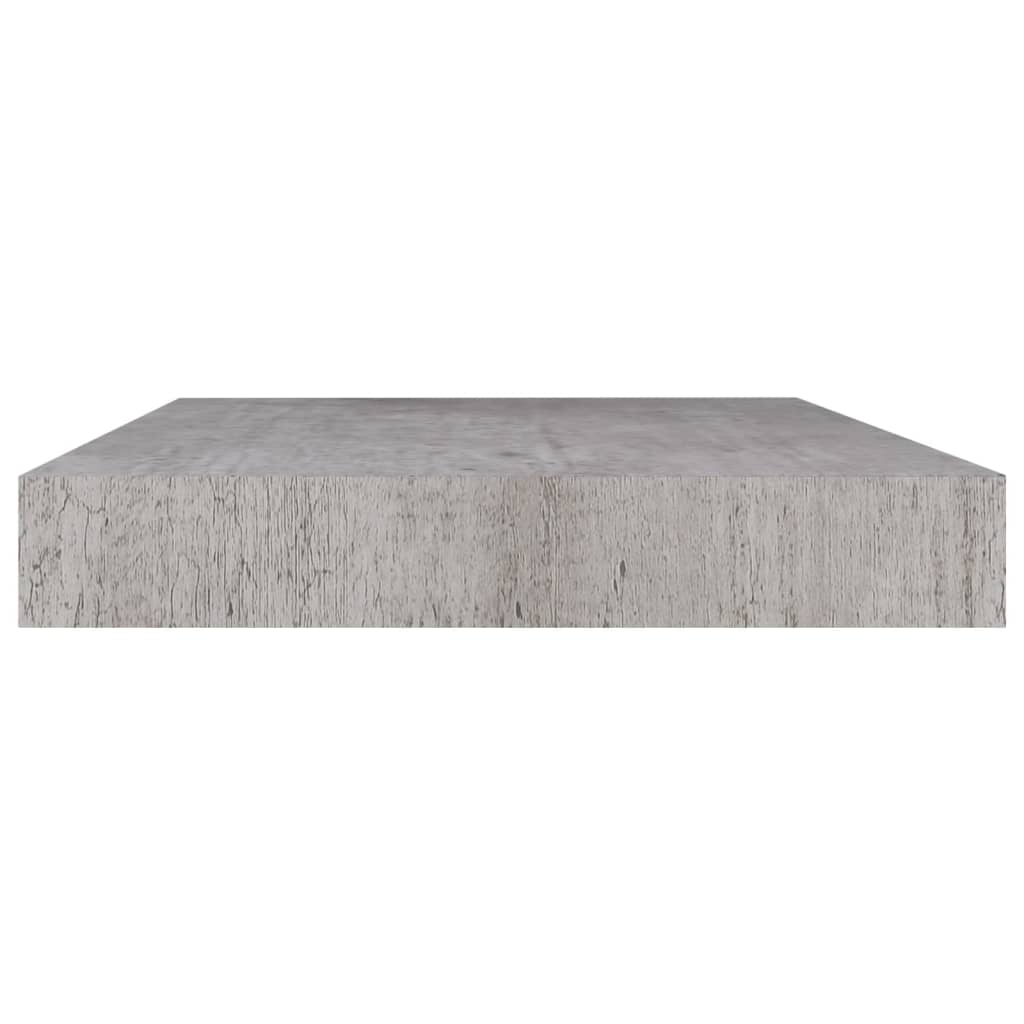 vidaXL Plutajuća zidna polica siva boja betona 40 x 23 x 3,8 cm MDF