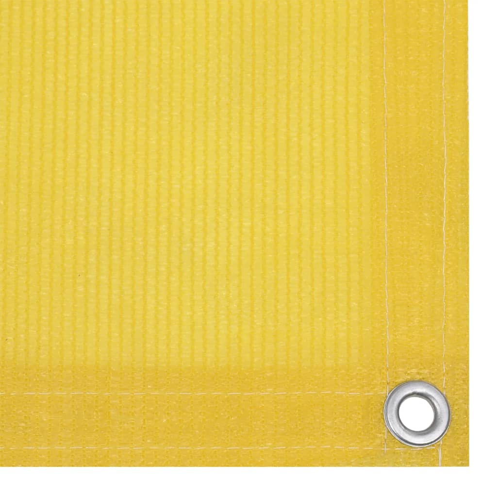 vidaXL Balkonski zastor žuti 90 x 300 cm HDPE