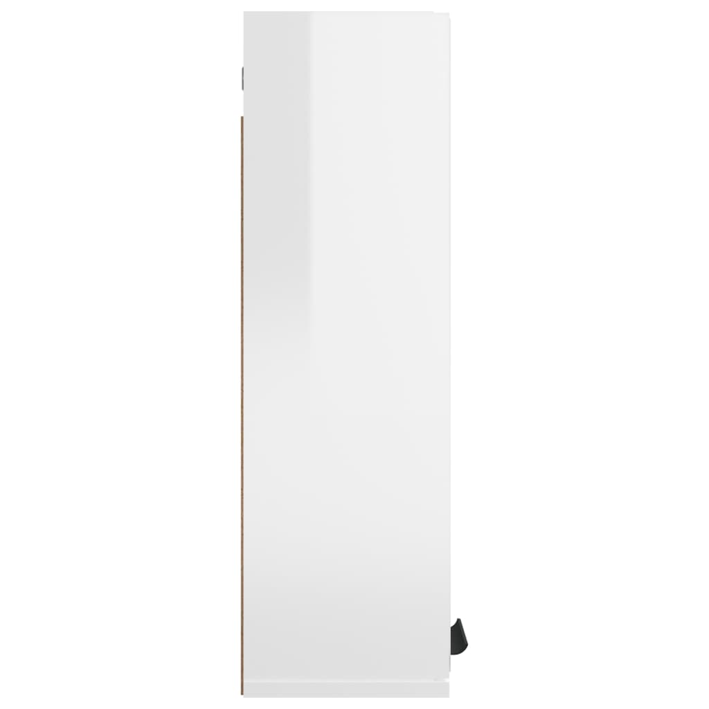 vidaXL Kupaonski ormarić s ogledalom visoki sjaj bijeli 64x20x67 cm