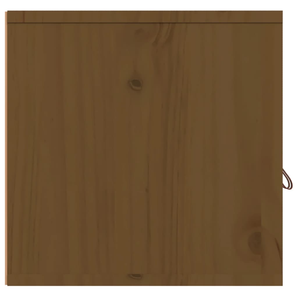 vidaXL Zidni ormarić boja meda 80 x 30 x 30 cm od masivne borovine