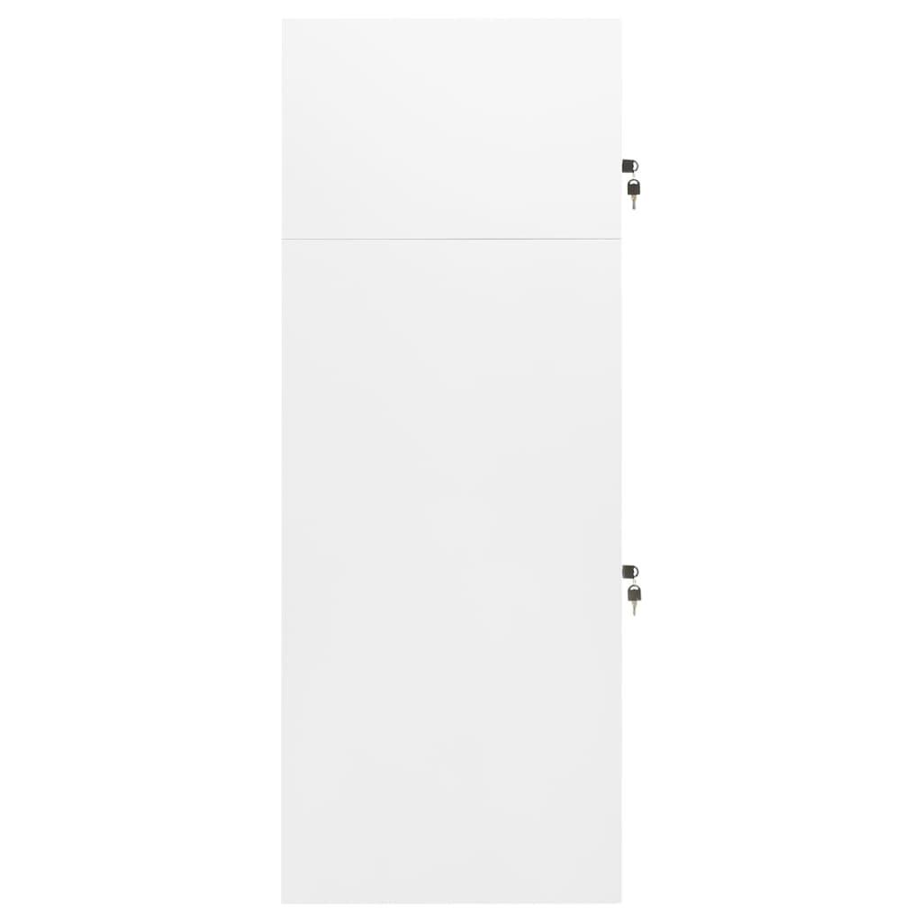 vidaXL Ormarić za sedla bijeli 53 x 53 x 140 cm čelični