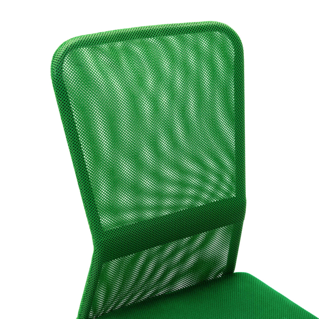 vidaXL Uredska stolica zelena 44 x 52 x 100 cm od mrežaste tkanine