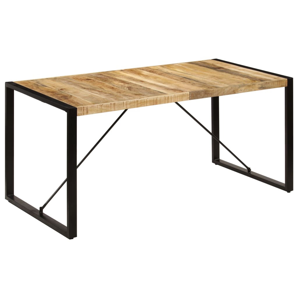 vidaXL Blagovaonski stol od masivnog drva manga 160 x 80 x 75 cm