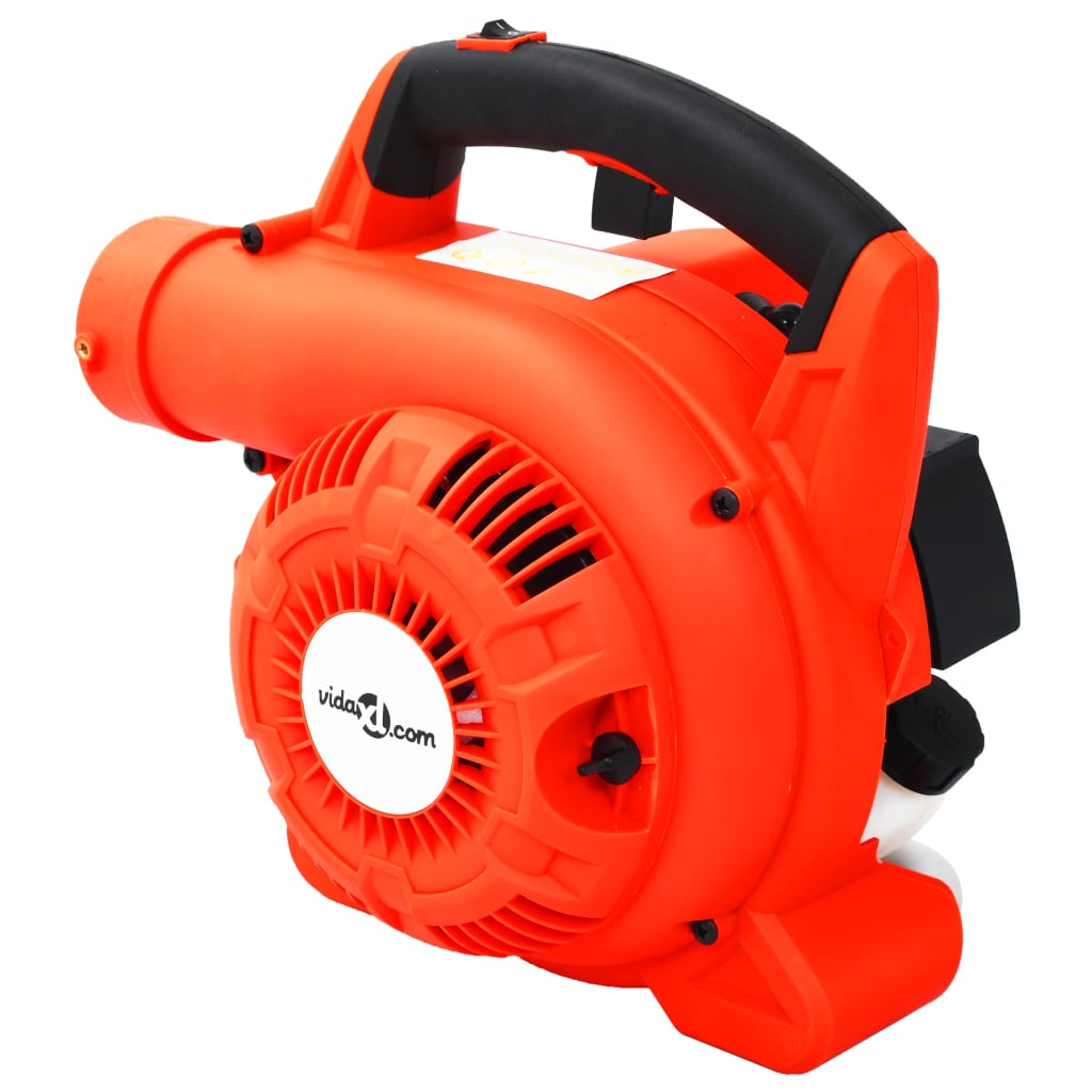vidaXL Benzinski puhač za lišće 3-u-1 26 cm³ narančasti