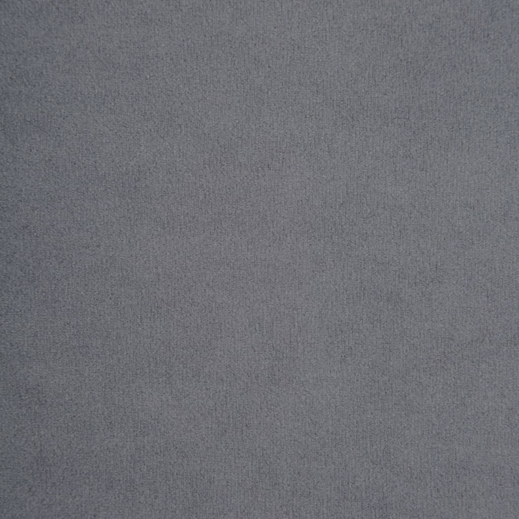 vidaXL Trosjed Chesterfield s baršunastom presvlakom 199 x 75 x 72 cm sivi
