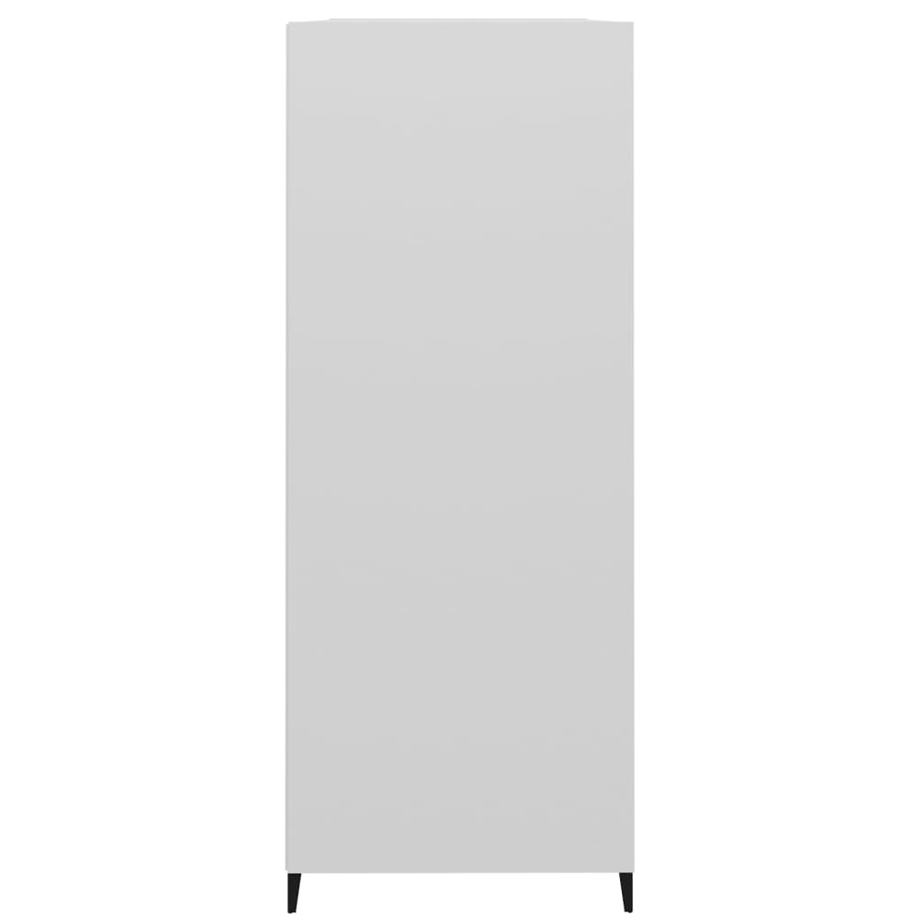 vidaXL Komoda sjajna bijela 69,5x32,5x90 cm od konstruiranog drva